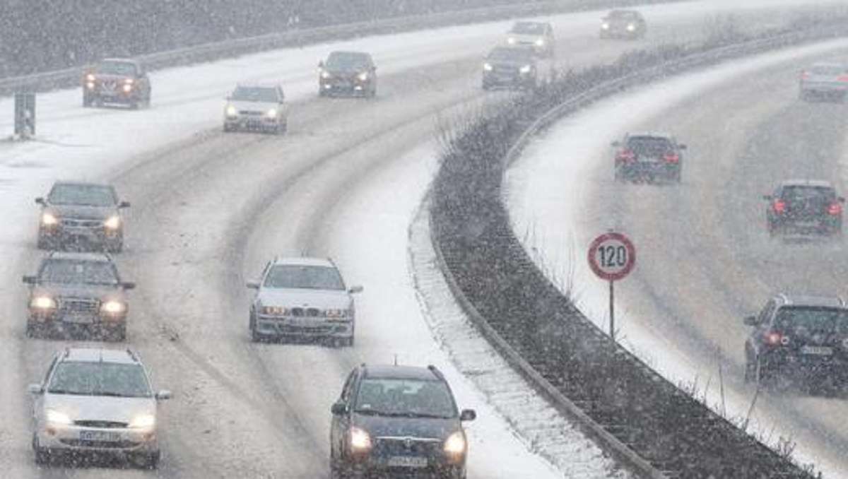 Aus der Region: Der Winter ist zurück - 90.000 Euro Schaden bei Unfällen auf Autobahnen