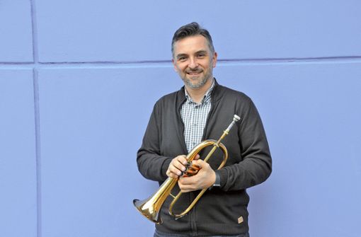 Der Trompeter Andreas Hein steht seit Jahresanfang als neuer Dirigent an der Spitze des Thurnauer Musikvereins. Foto: Fuchs