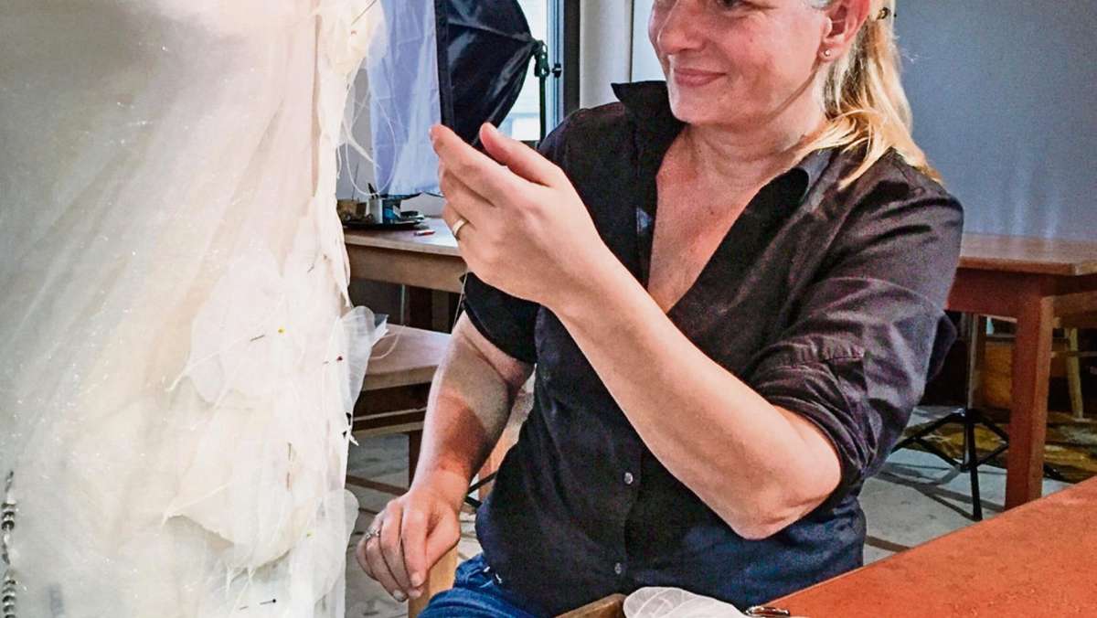 Kulmbach: Ingrid Wachsmann zeigt Drapierkunst