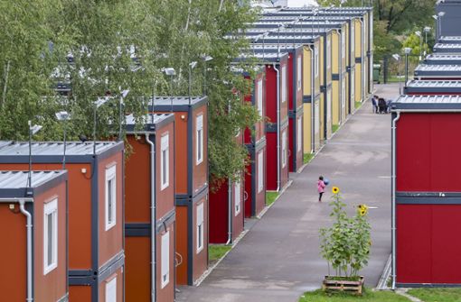 Eine Flüchtlingsunterkunft in Leipzig – müssen auch bald die Kommunen in Oberfranken auf Container setzen? Foto: picture alliance/dpa/Jan Woitas