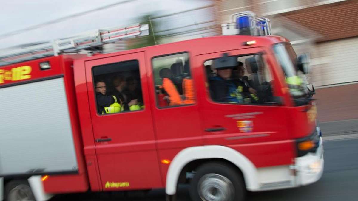 Kulmbach: Zündelnde Kinder lösen Feuerwehreinsatz aus