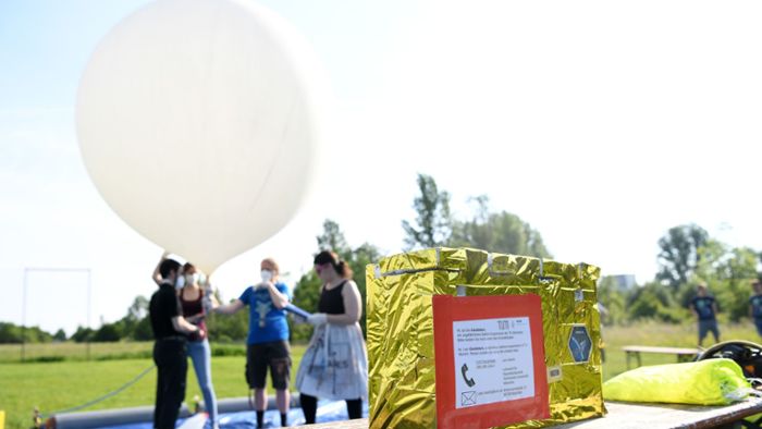 Frankenwald: Uni Gießen vermisst Ballon