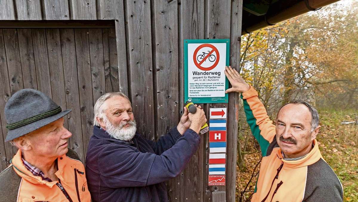 Tröstau: Wandersteig: Biken verboten - die Sicherheit geht vor