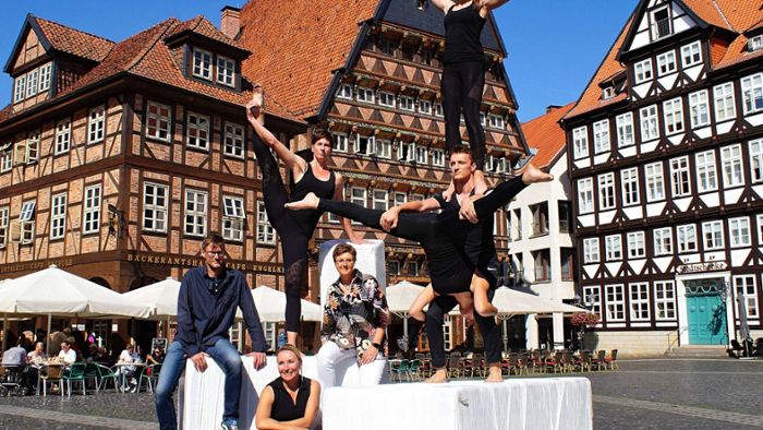 Straßenkünstler aus aller Welt beim Pflasterzauber in Hildesheim