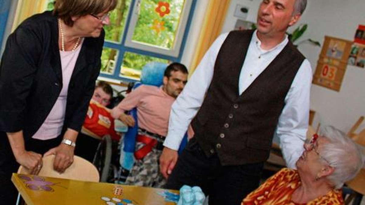 Marktredwitz: Ulla Schmidt besucht Lebenshilfe