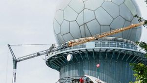 Döbraberg: Neue Hülle für das Radargerät