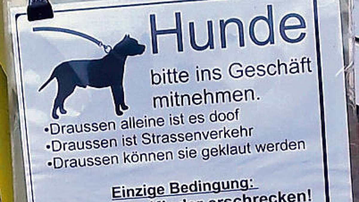 Oberkotzau/Schwarzenbach an der Saale: 500.000 Klicks für Hundeschild-Foto