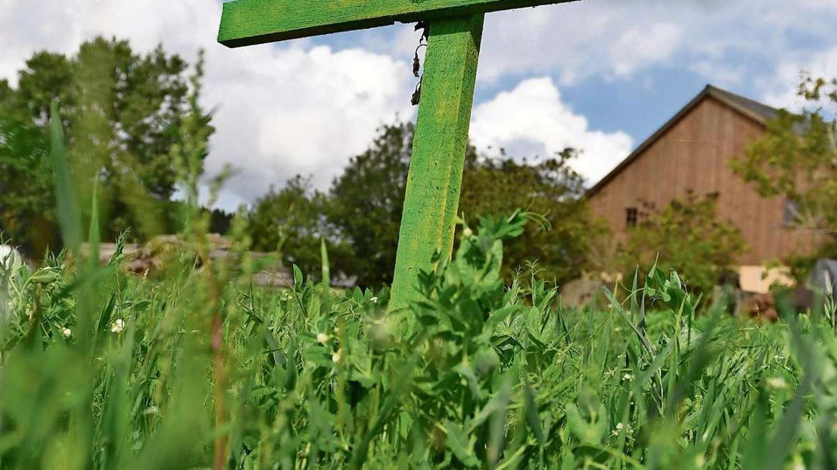 Wunsiedel: Grüne Kreuze gegen das Bauern-Bashing