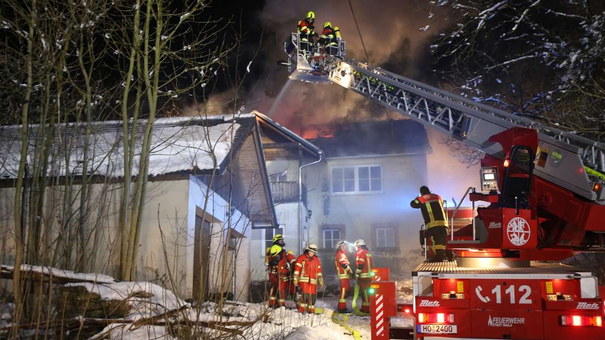 Helmbrechts: Baiergrün: Brandopfer vorübergehend in städtischer Wohnung
