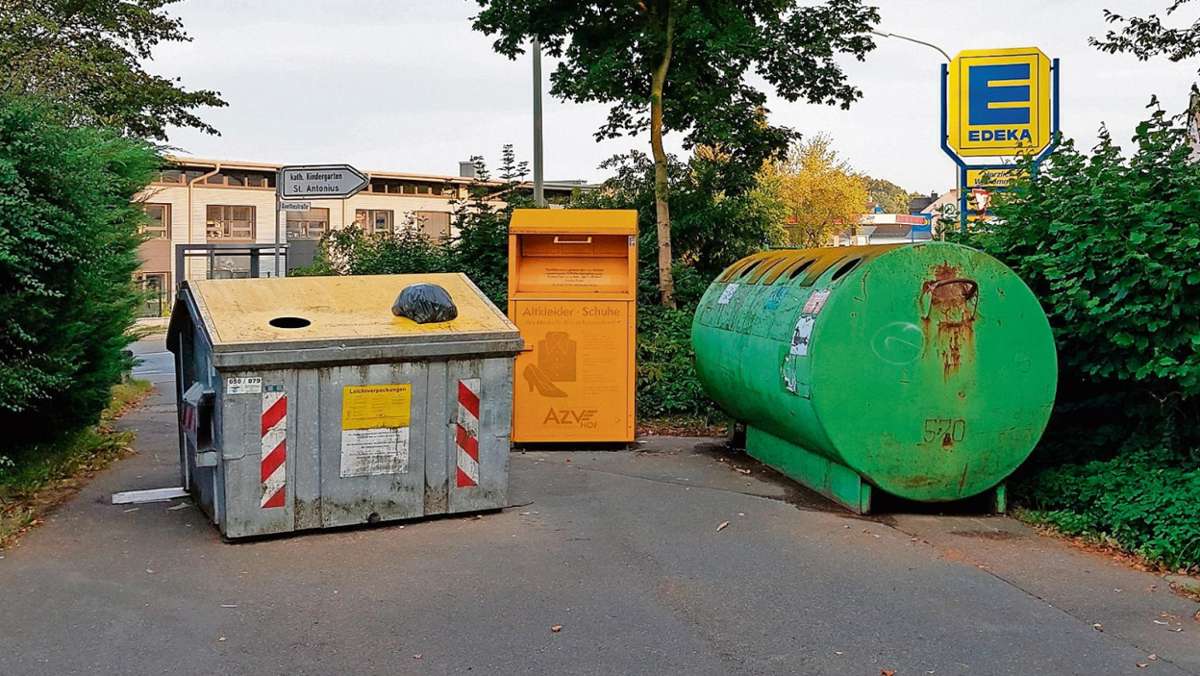 Oberkotzau: Gemeinde überwacht Container
