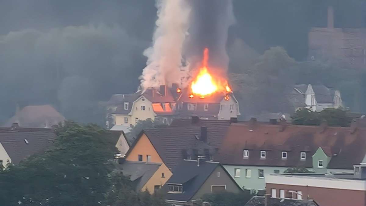 Hausbrand in Arzberg: Wie ein Mann Bewohner rettete