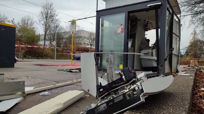 Geldautomat in Plauen gesprengt