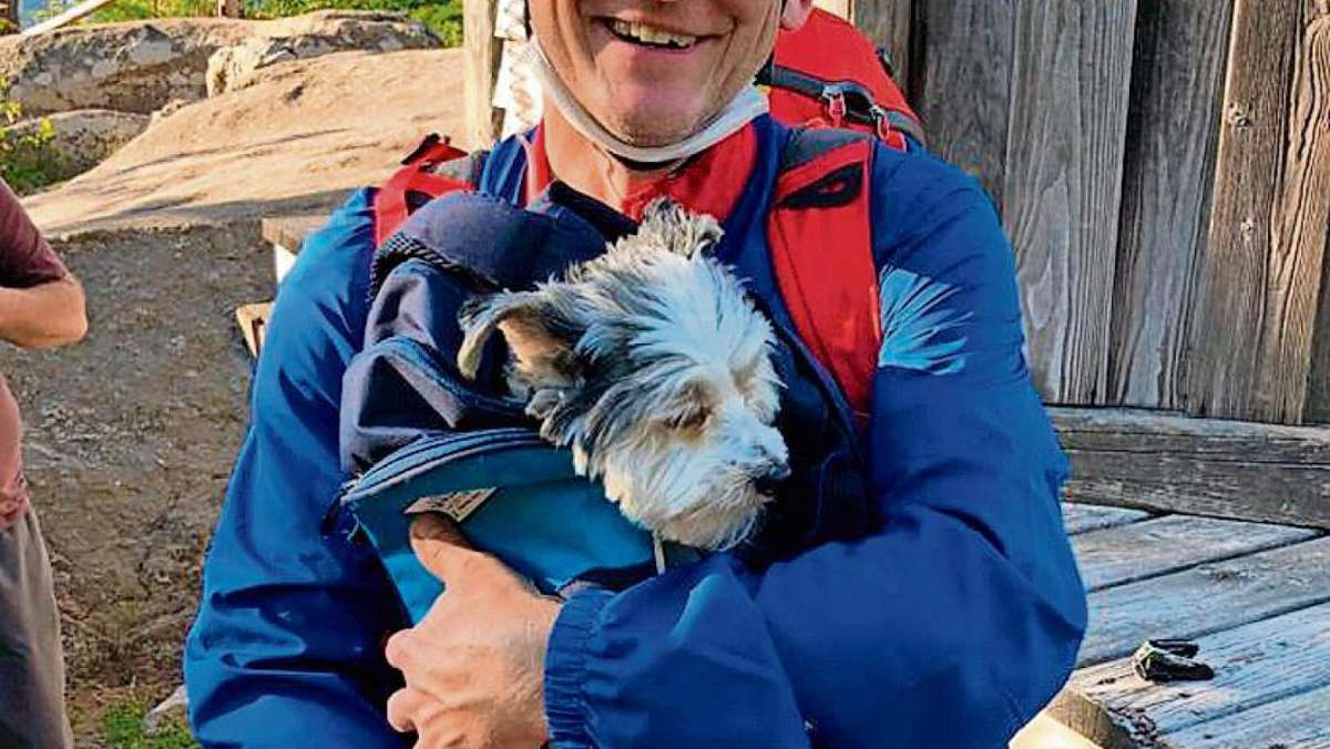 Wunsiedel: Bergwacht rettet Hund vor Absturz