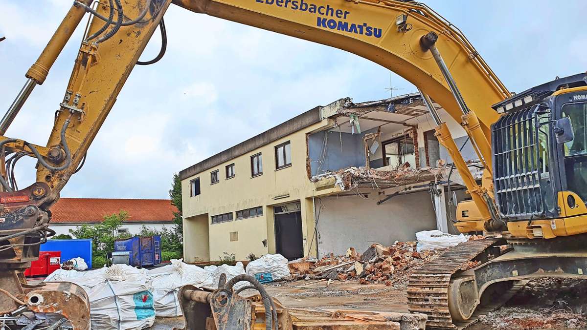 Verzögerungen: Milchhof-Abriss dauert noch bis Ende Oktober