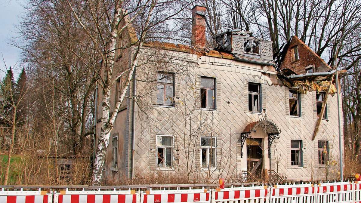 Münchberg: Stadt schätzt Ruine jetzt als Gefahr ein