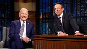 Late-Night-Show: US-Präsident Biden in Sendung von Komiker Seth Meyers