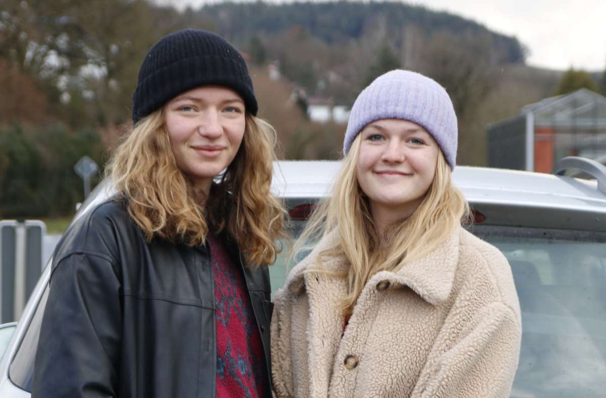 Kämpfen um Heimat und Natur: Vanessa Zahl (links) und ihre Schwester Lisa. Foto: Klaus Klaschka