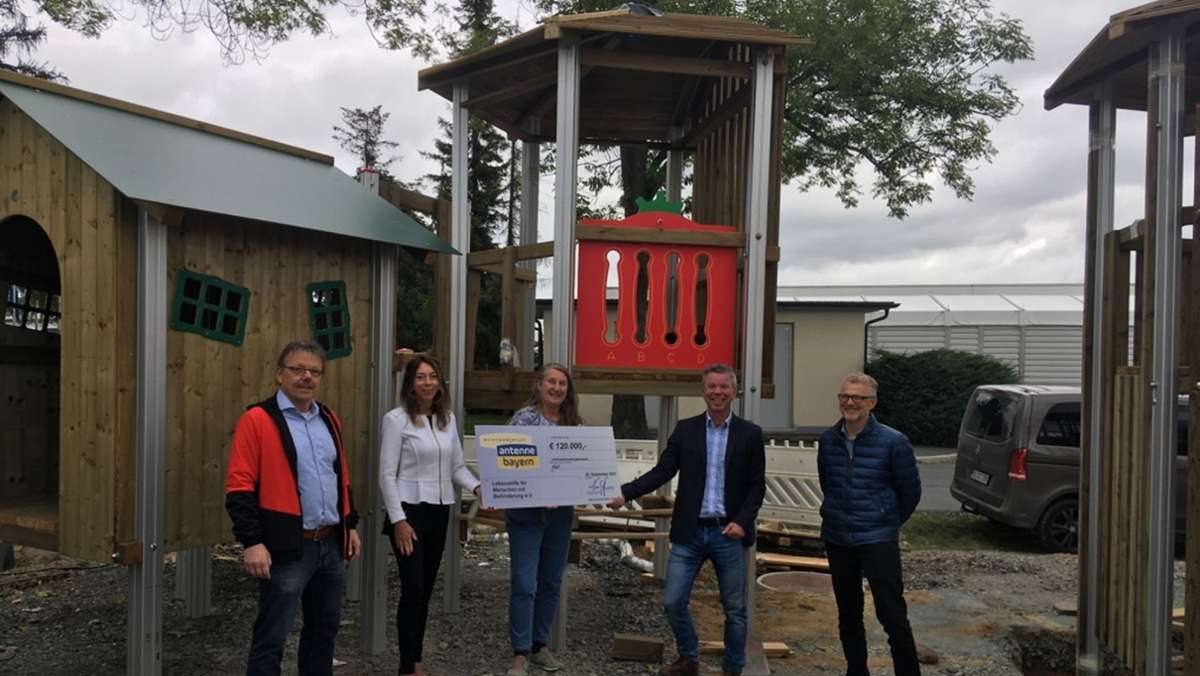 Spende von „Antenne Bayern hilft“: 120 000 Euro für neues Haus der Lebenshilfe