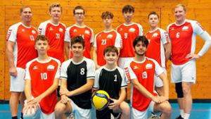 Junges Volleyball-Team auf Meisterschaftskurs
