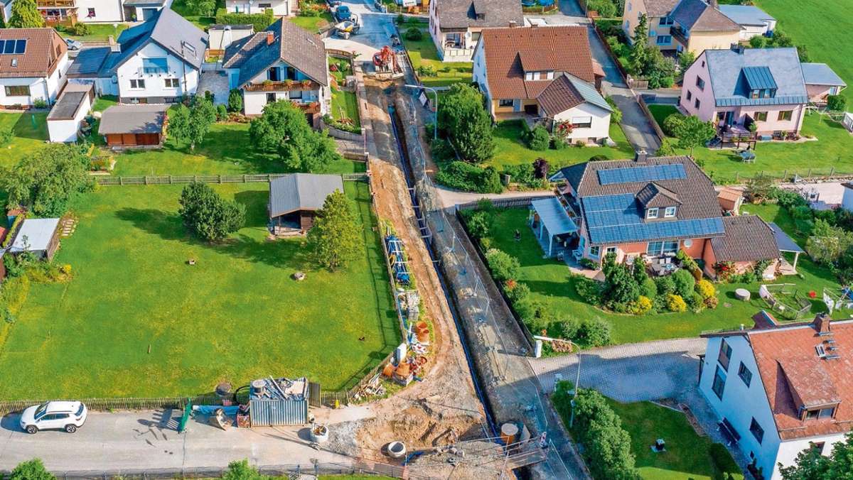Hof: Bauarbeiten in Zedtwitz schreiten voran