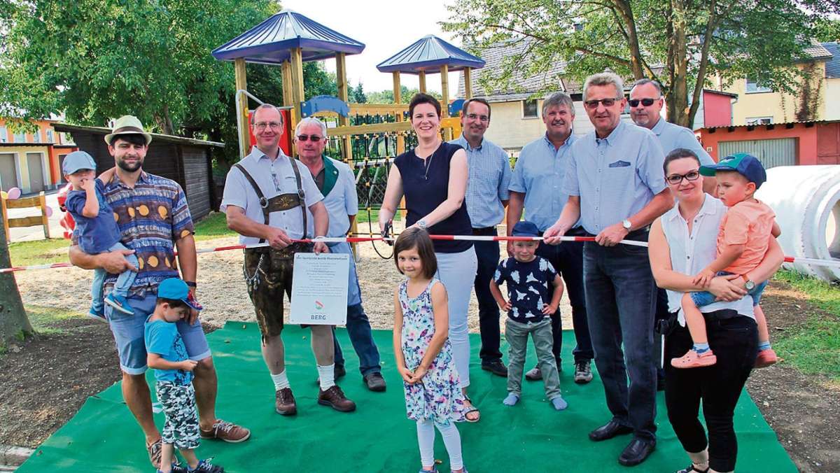 Hadermannsgrün: Bürger feiern neuen Spielplatz
