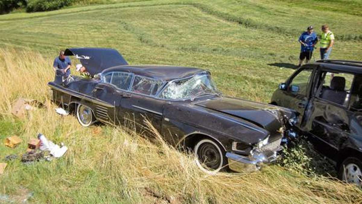 Naila: Wirbel um Unfall-Cadillac