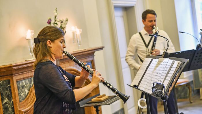 Konzert im Schloss Erkersreuth: Klarinetten mit virtuosem Spiel-Raum