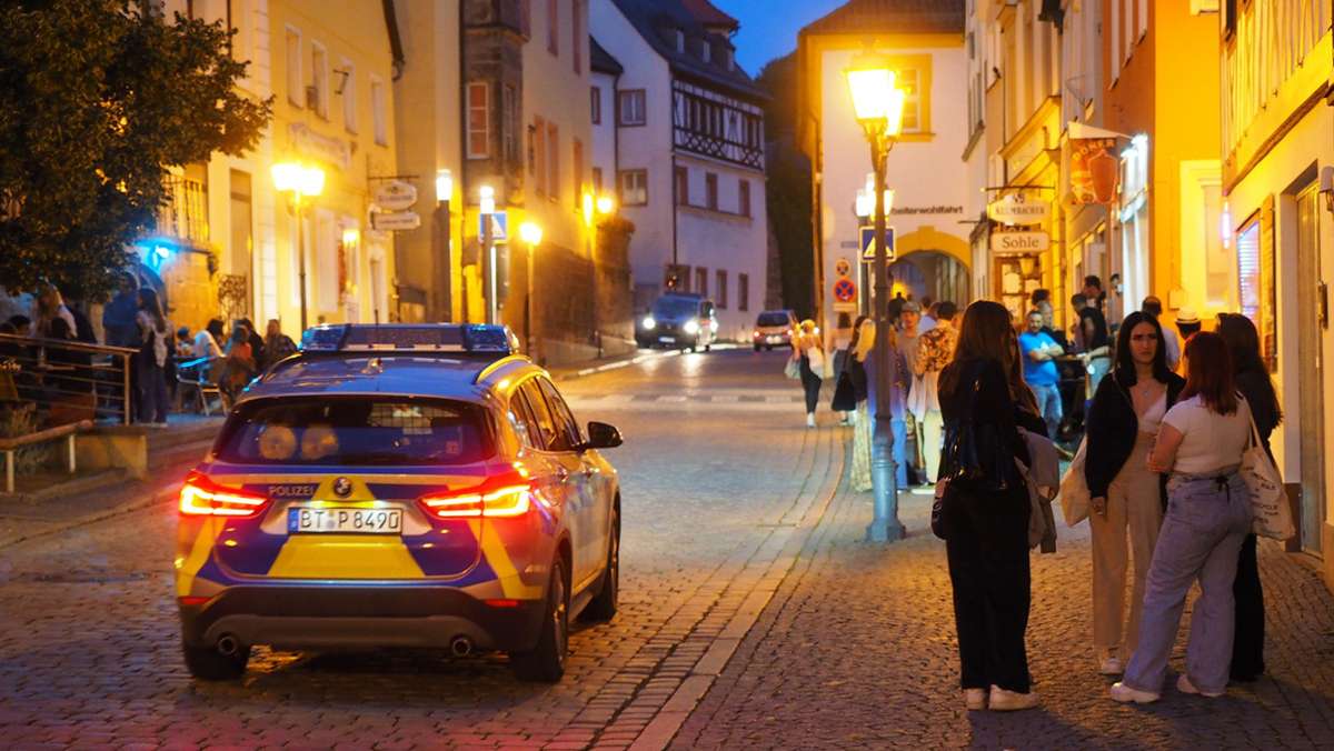Zum Altstadtfest-Wochenende: Polizei verstärkt Präsenz in Kulmbach