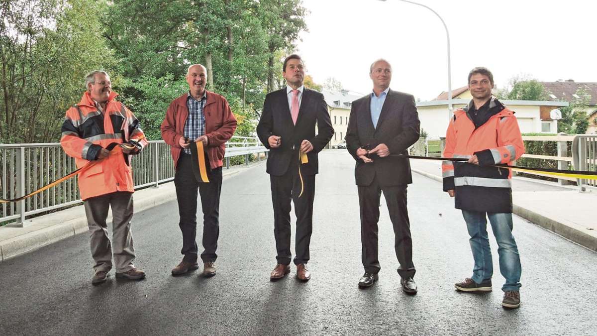 Hof: Die Oelsnitzbrücke ist wieder frei