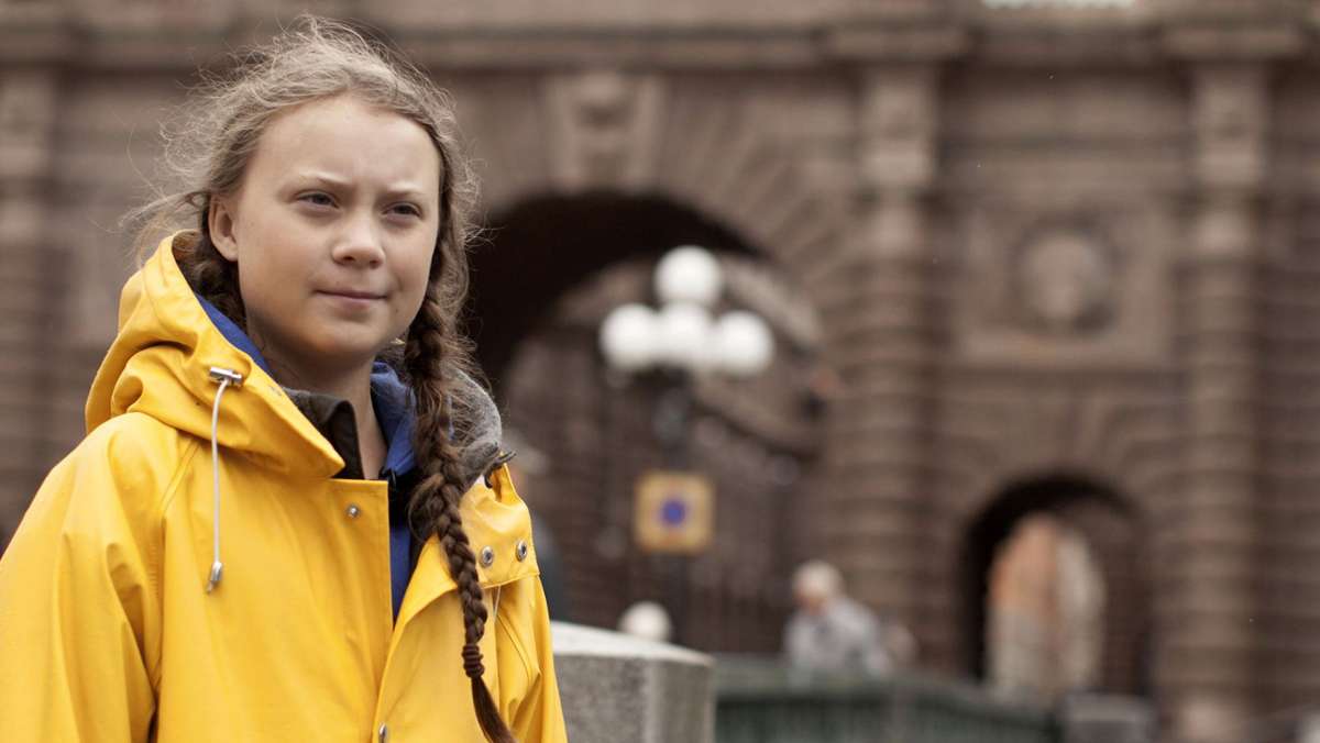 Greta Thunberg in Stockholm: Klimaschutzaktivistin protestiert  wieder vor Parlament