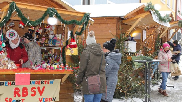 Münchberg: Ein Adventsmarkt wie aus dem Bilderbuch