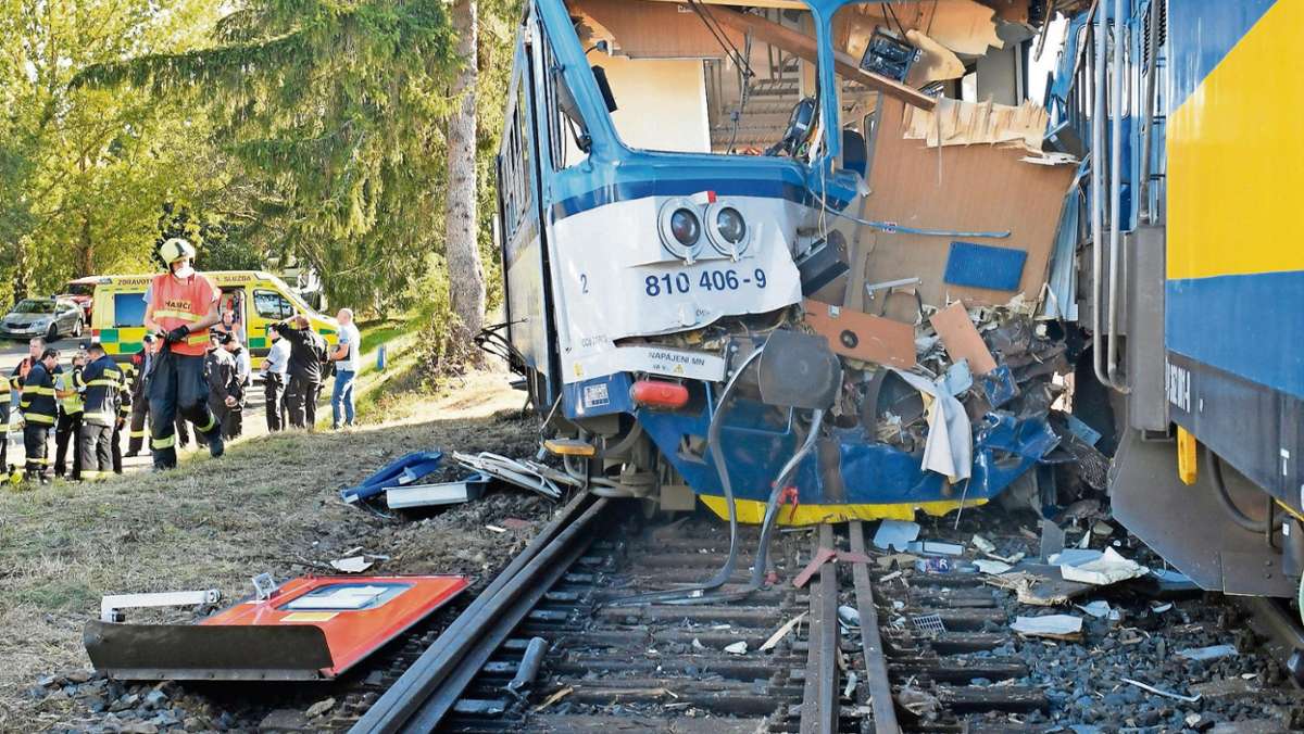 Kdyne: 20 Verletzte bei Zugunglück im Westen Tschechiens