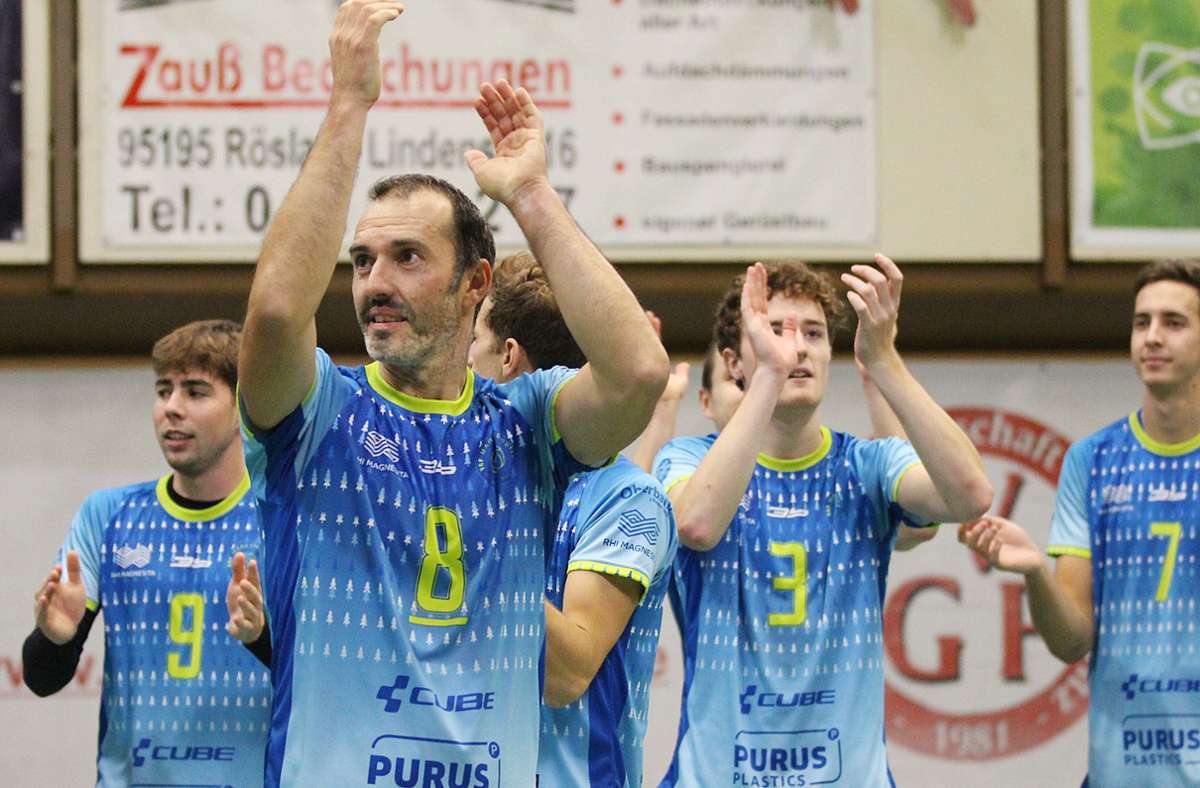 Es ist geschafft: Die VGF steht in der Aufstiegsrunde der 3. Volleyball-Liga. Foto: Peter Perzl