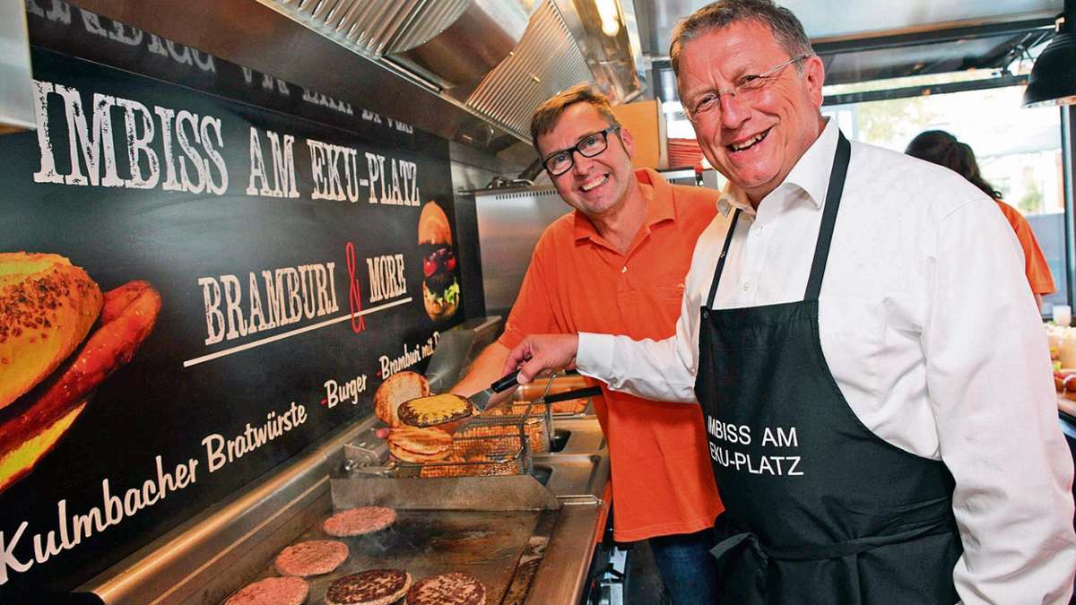 Kulmbach: Burger trifft Bürgermeister