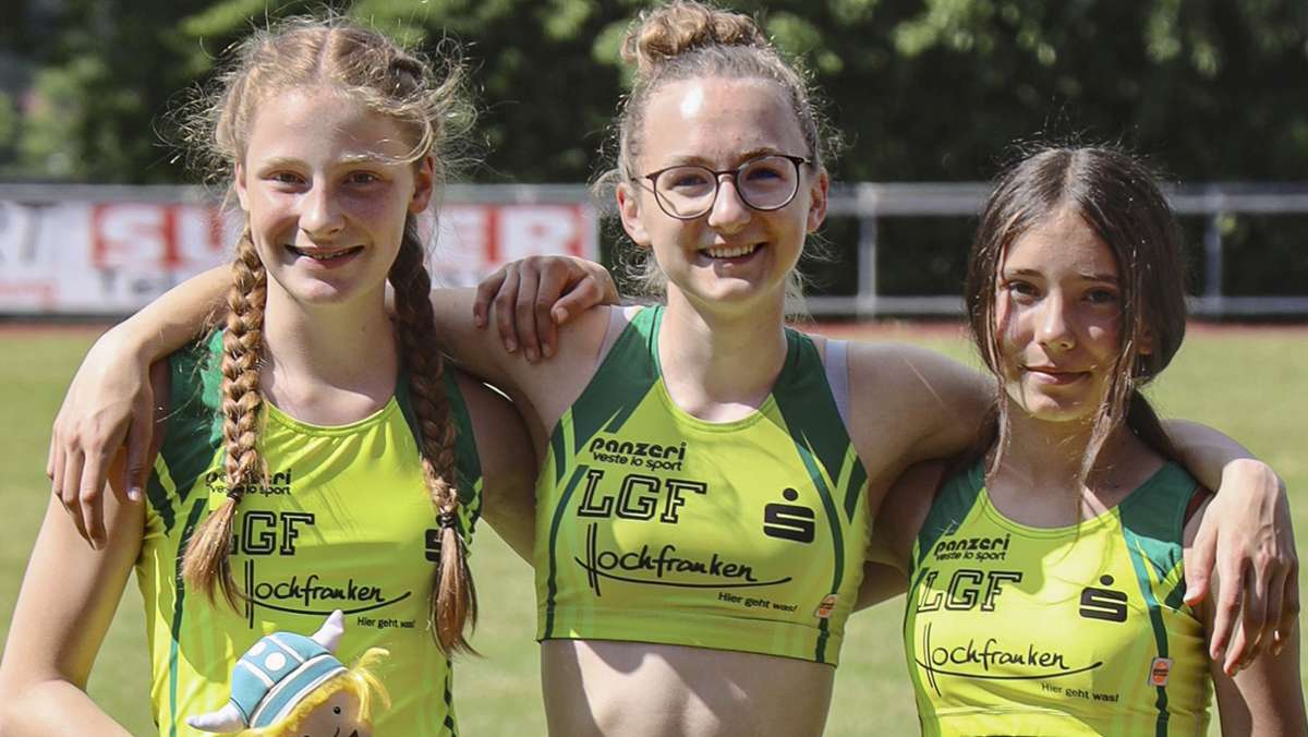 Leichtathletik: Drei Starterinnen – drei Titel!