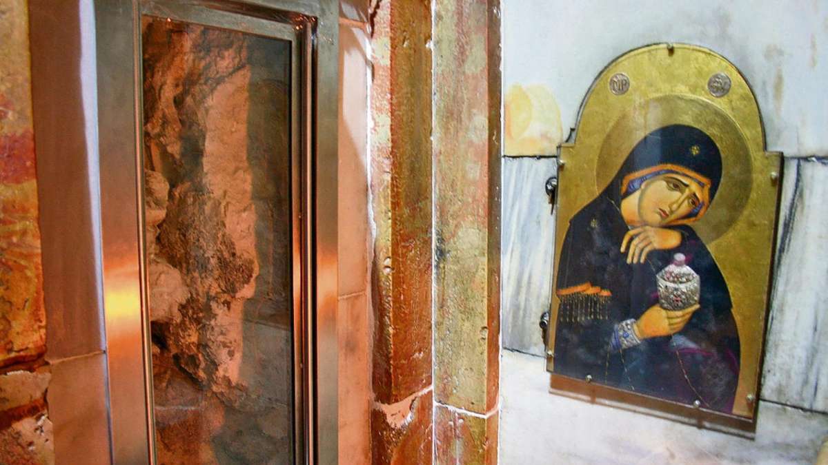 Kunst und Kultur: Originalfelsen von Jesus Grab freigelegt
