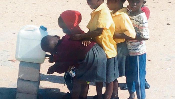 Rehauer bauen Kindergarten in Namibia