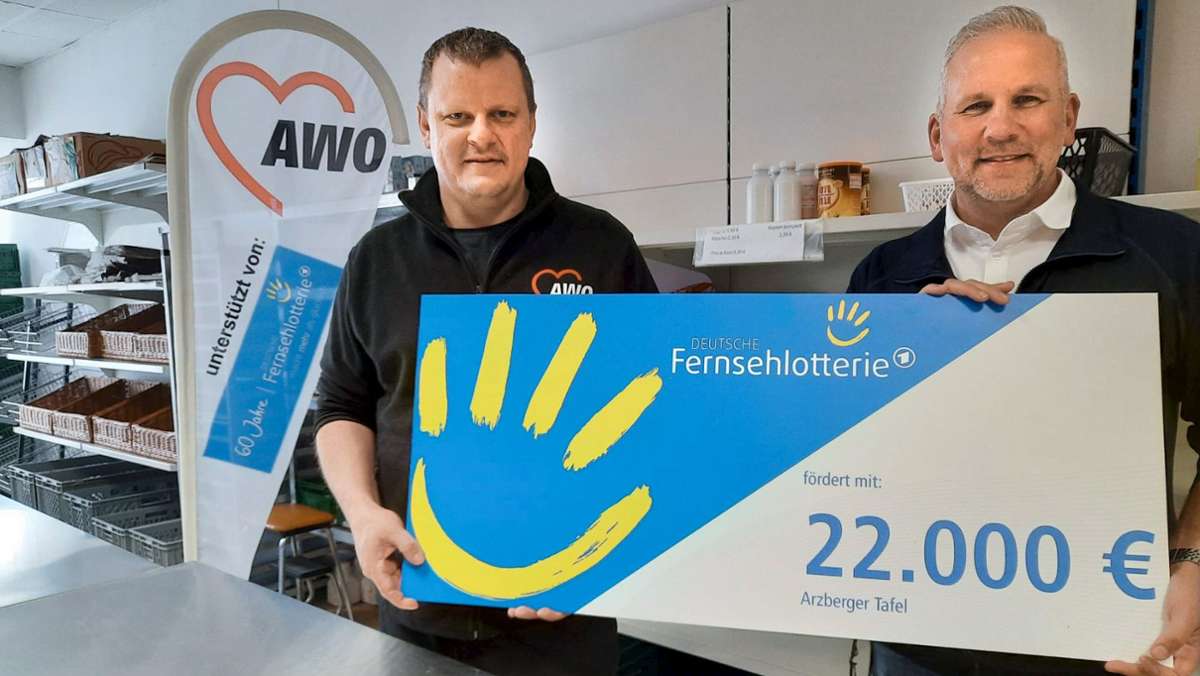 Geldsegen für Helfer: 22 .000 Euro für die Arzberger Tafel