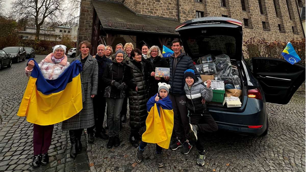 Helferkreis: Hofer spenden 12 000 Euro für Charkiw