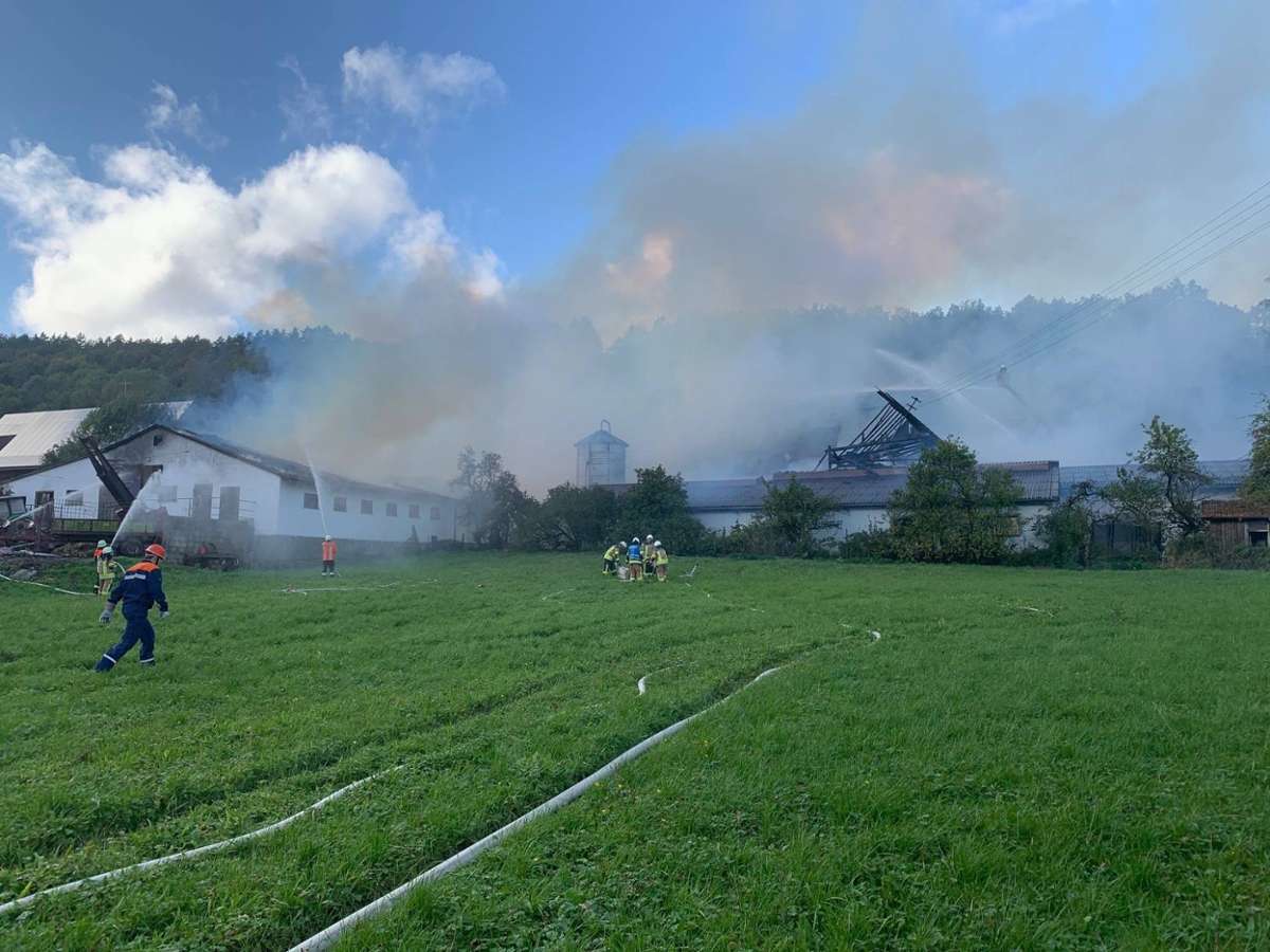 Thurnau/Menchau: Nach Bauernhof-Großbrand vor mehr als zwei Wochen:  Feuerwehren erneut im Einsatz - Kulmbach - Frankenpost
