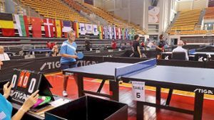 Parkinson Ping Pong: Mit  schiefem Gang zum Titel