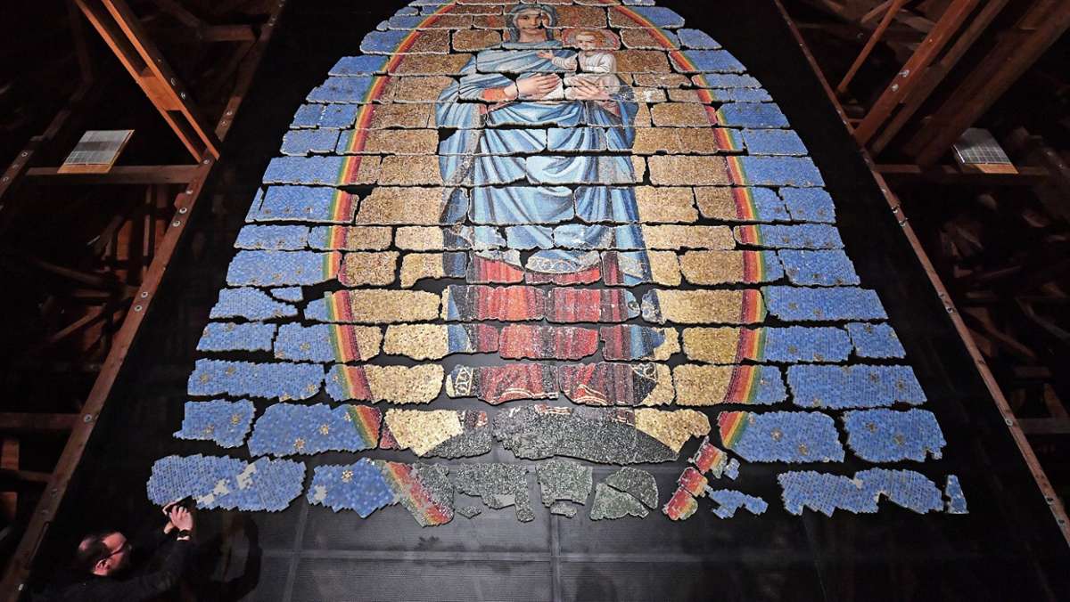 Kunst und Kultur: Mutter Gottes unterm Dach: Marienmosaik wieder zugänglich