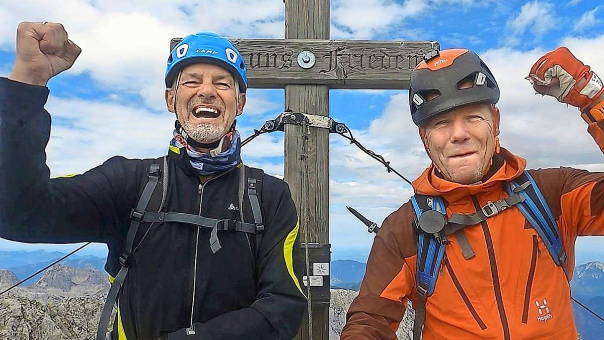 In den Alpen unterwegs: Zwei Fichtelgebirgler auf großer Gipfeltour