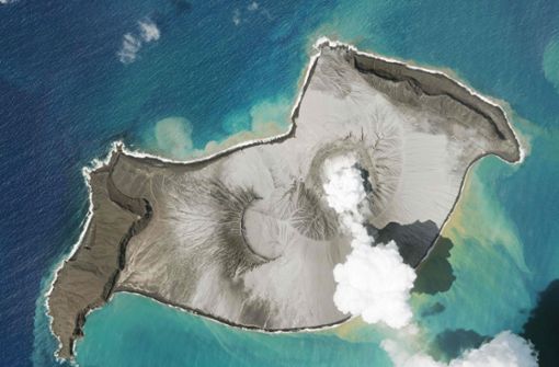 Die Druckwelle des Vulkanausbruchs auf Tonga war weltweit zu spüren. Foto: AFP