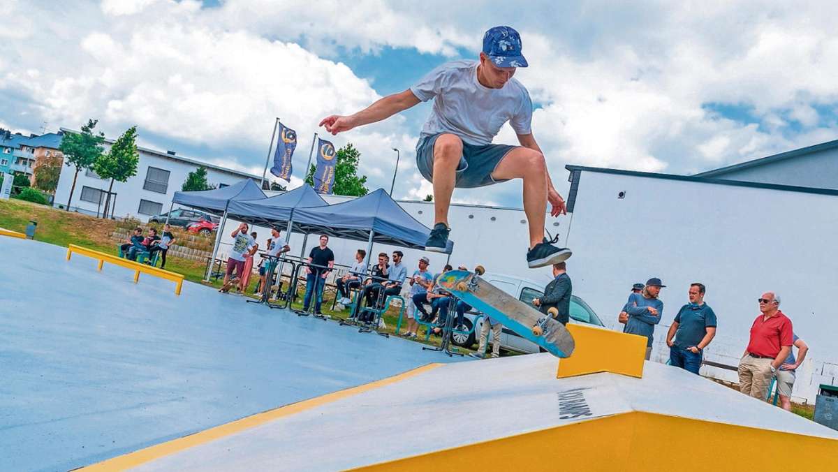 Münchberg: Erste Flips im Münchberger Skatepark