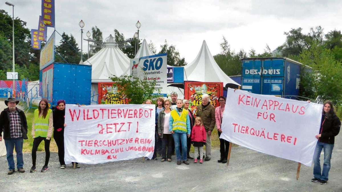 Kulmbach: Tierschützer prangern Zirkus an
