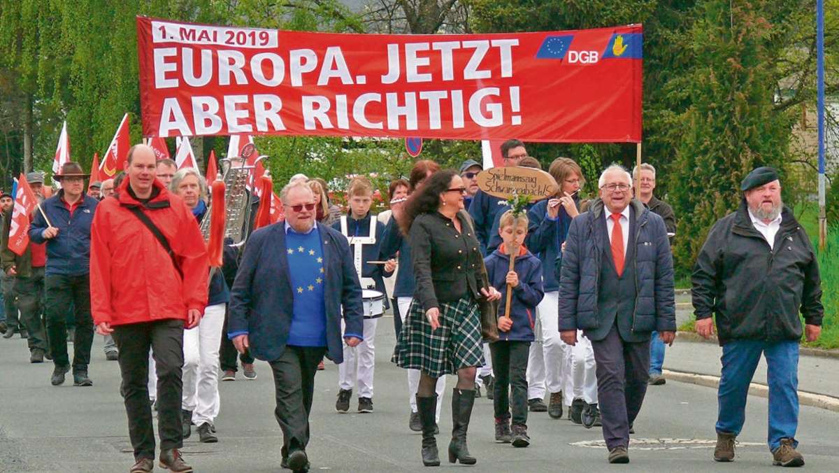 Schwarzenbach an der Saale: Gewerkschafter wirbt für Europa