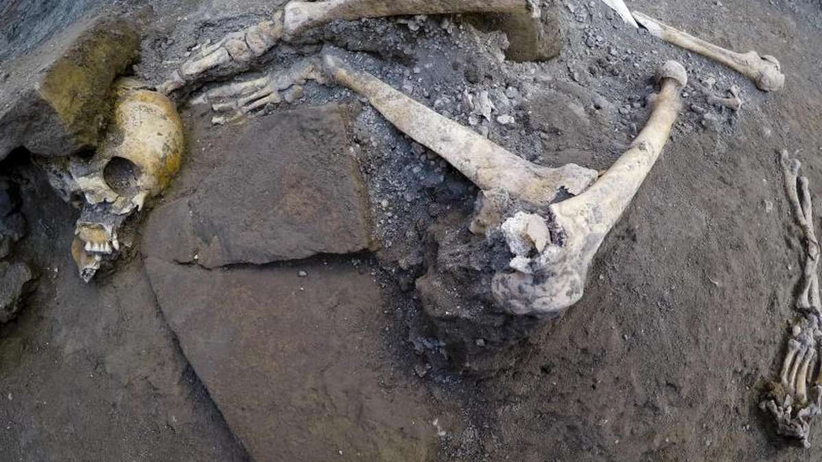 Kunst und Kultur: Flucht vor der Asche: Skelette in Pompeji gefunden