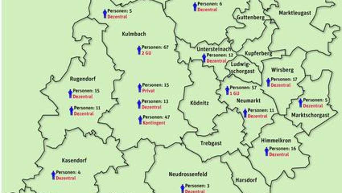 Kulmbach: Asylbewerber im Landkreis Kulmbach