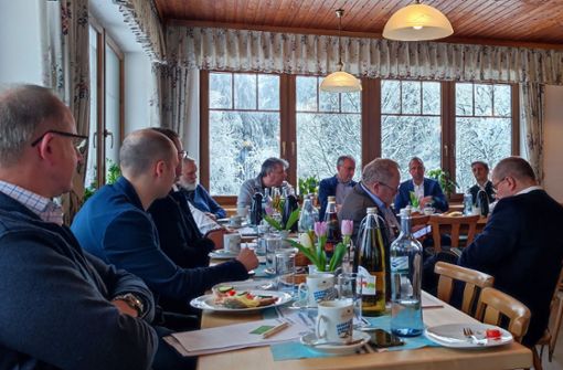 Staatsminister Thorsten Glauber und oberfränkische Landtagsabgeordnete waren zu Gast bei Frankenwaldverein und Fichtelgebirgsverein Foto: /FWV